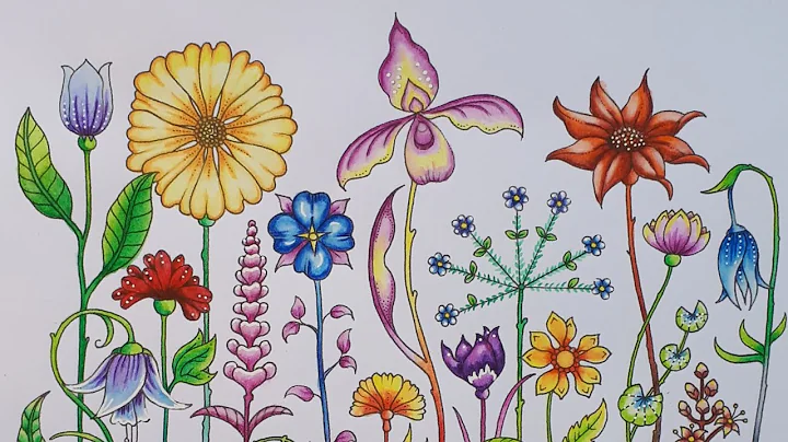 Derwent Inktense for beginners #2 - WORLD OF FLOWE...