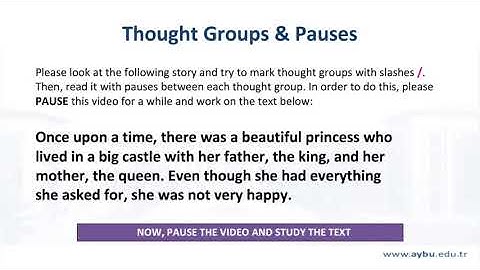 Thought Groups