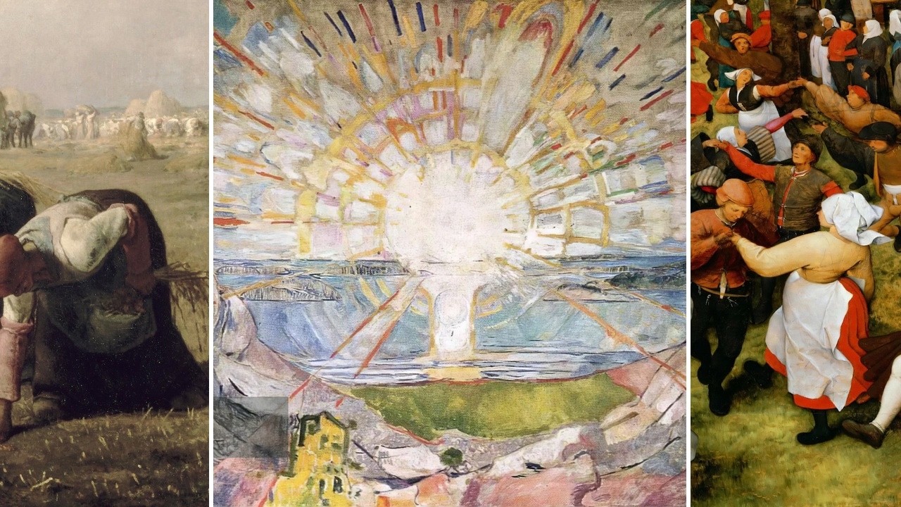 Masterpieces TV — Silent Art Gallery · September 29 Morning | Munch · The Sun & others