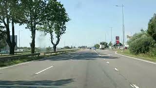 картинка: 11.07.2024 Каунас, Литва. Трасса Е67. База грузовиков Vičiūnai.
