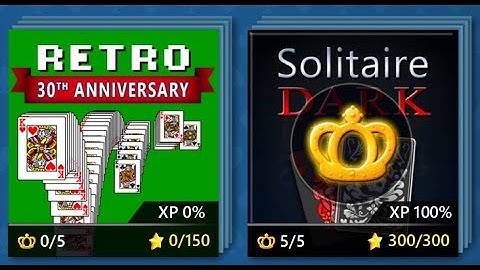 Every Stars Microsoft Solitaire Dark Collection, single sitting - 2020-05-04 10-08-51