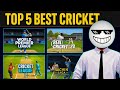 Top 5 Best Cricket Games Android 2025 | #cricket #ipl #gaming