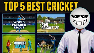 Top 5 Best Cricket Games Android 2025 | #cricket #ipl #gaming