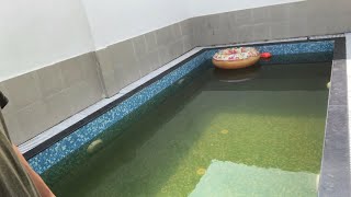 Itna Ganda swimming pool clean kese kare ge: Vlog Sami