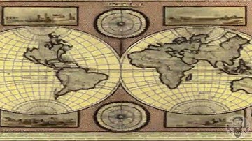 AI GENERATED VIDEO: OLD VINTAGE MAPS LOOP VIDEO #o1 (STABLE DIFFUSION)