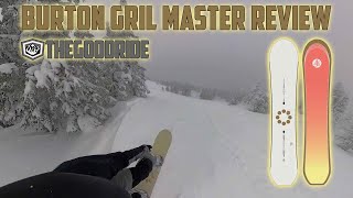 Burton グリルマスター 155（ソールカバー付） Burton Gril Master 2024-2025 Snowboard Review (with video)