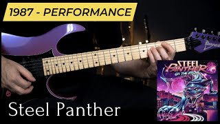 Steel Panther - 1987 (guitar cover)