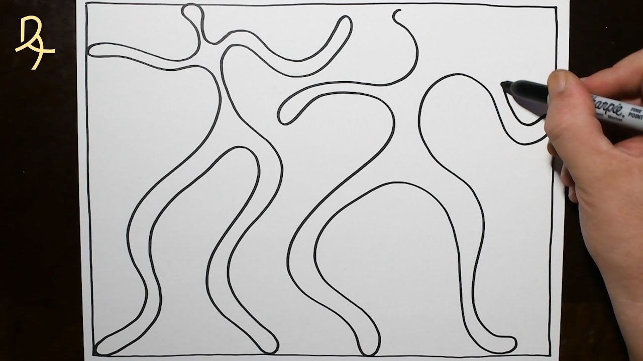 Daily Line Illusion | 3D Figures Abstract Pattern / Spiral Drawing / Satisfying and Relaxing