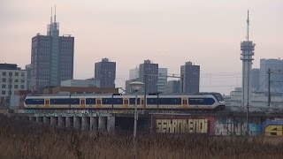Passerende Ns Slt4  Schipholboog Te Den Haag Richting Leiden Centraal
