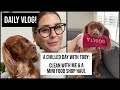 Daily Vlog: Clean with me + a mini food shop haul. Spend a chilled day with me and my dog | xameliax