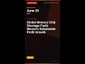 Global Memory Chip Shortage Fuels Micron's Substantial Profit Growth | Jun 24, 2026