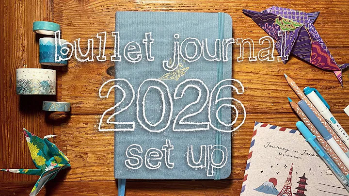 PLAN WITH ME | 2026 Bullet Journal Set Up
