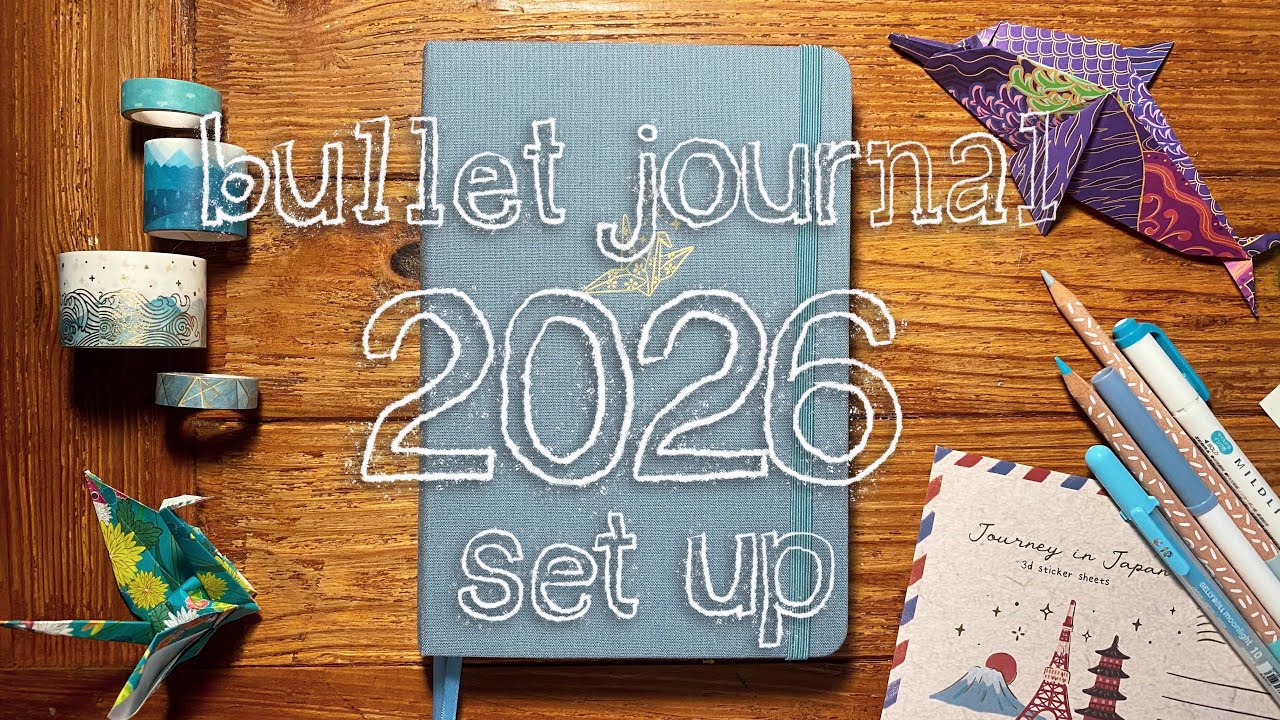 ПЛАНИРУЙТЕ С МНОЙ | Настройка Bullet Journal на 2026 год
