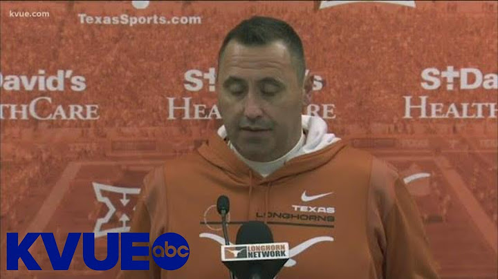 'We just haven't broken through yet' | Longhorns Head Coach Steve Sarkisian speaks on loss | KVUE