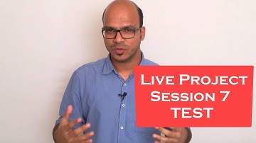 Live Project Session 7 | Spring MVC | AWS | TEST module