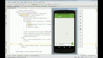 Android App Development Tutorial Step17 (SMS)