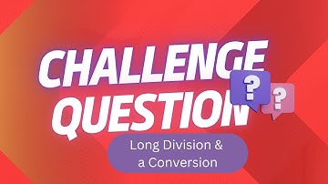 ASVAB PiCAT Arithmetic Reasoning Challenge Q: Long Division & a Conversion #acetheasvab