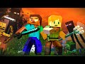 The ultimate null attack  alex and steve minecraft animation