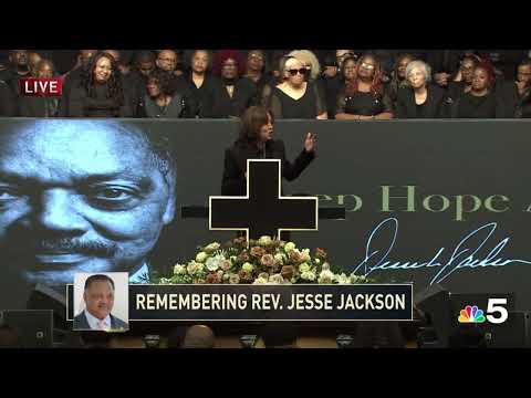 'I thank you, Jesse Jackson':  Former VP Kamala Harris speaks at Rev. Jesse Jackson service | FULL