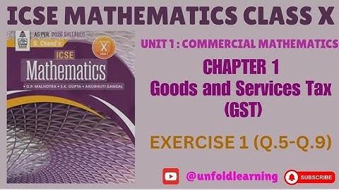 ICSE CLASS 10 || S Chand