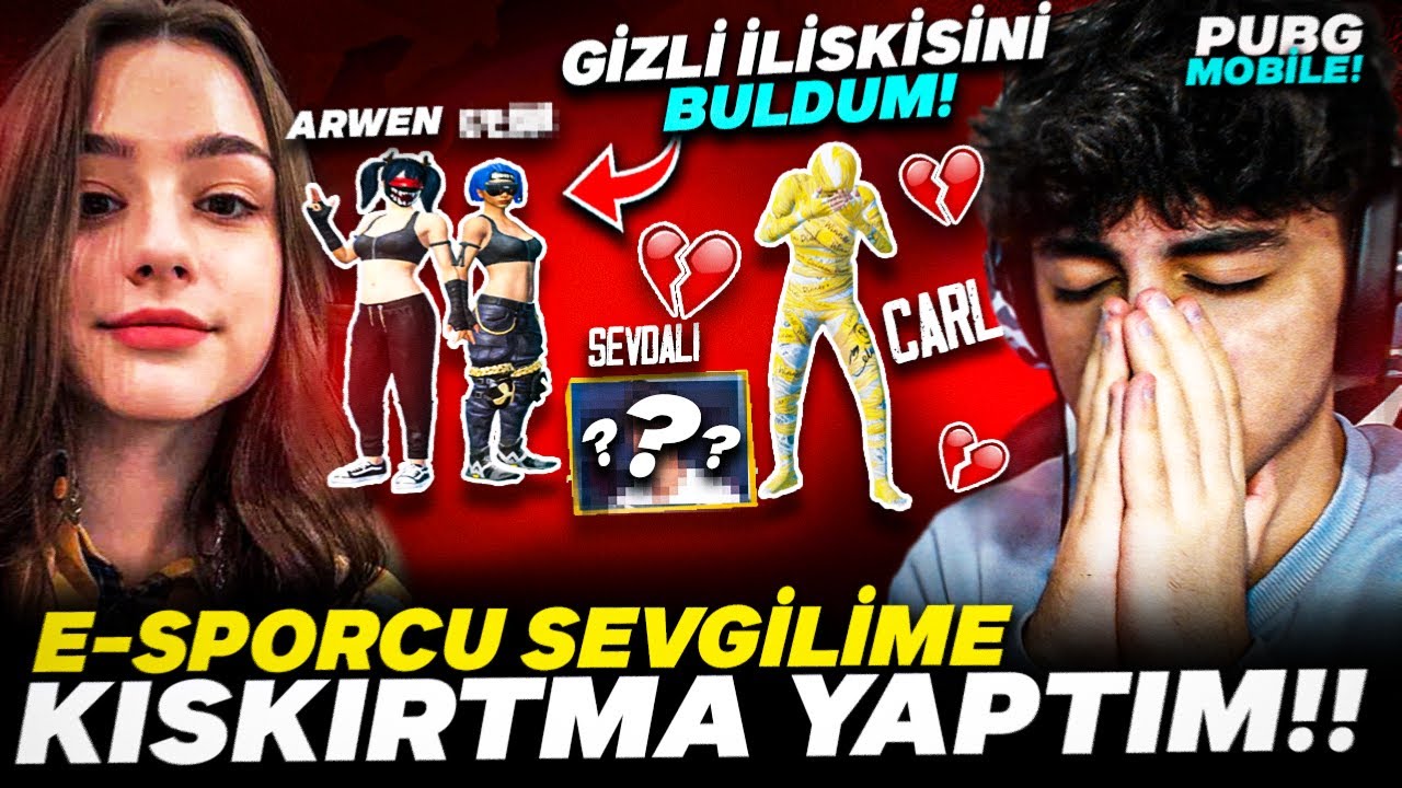 E-SPORCU SEVGİLİME KIŞKIRTMA YAPTIM! ( GİZLİ İLİŞKİSİNİ BULDUM! 😲 ) – PUBG Mobile