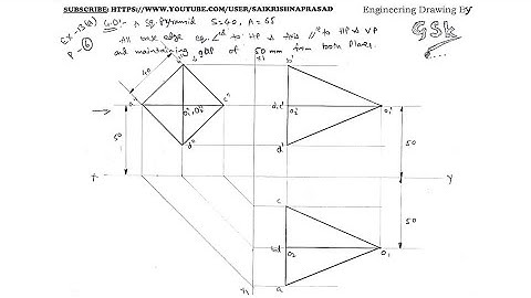 Orthographic Proj  of solids Exercise 13a Problem 6