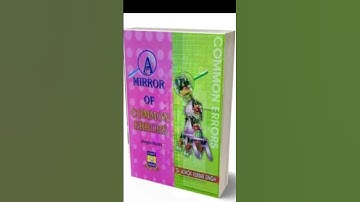 📕a mirror of common errors dr ashok kumar singh🔥🎯👍