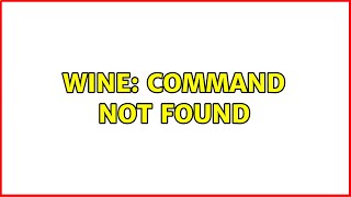 Celebrity Ubuntu: wine: command not found Profile