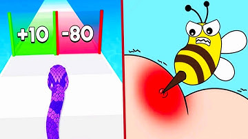 Tricky Brain Story Help Me vs Snake Run 3D - All Levels Gameplay (Android,iOS) Part 2