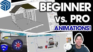 Beginner to ADVANCED  6 Kinds of Animations in SketchUp!