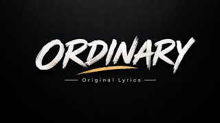 ORDINARY – Original English Song | Emotional & Inspirational Pop |  Lyrics