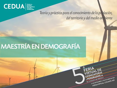 Feria virtual: Sesión Maestría en Demografía