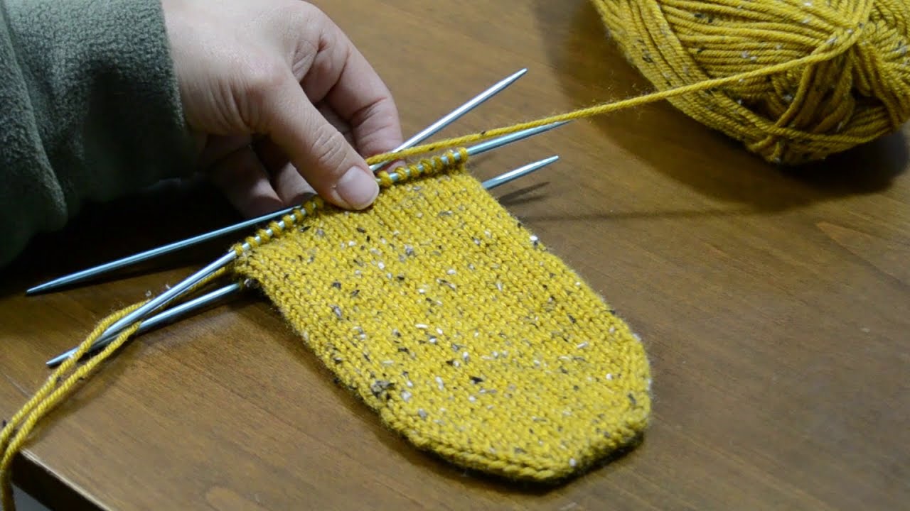 5 ŞİŞ İLE KOLAY VE MUHTEŞEM PATİK ÇORAP NASIL ÖRÜLÜR?  (Boğaz ve Topuk)