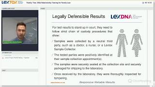 Lextox Webinar: DNA Relationship Testing for Family Law