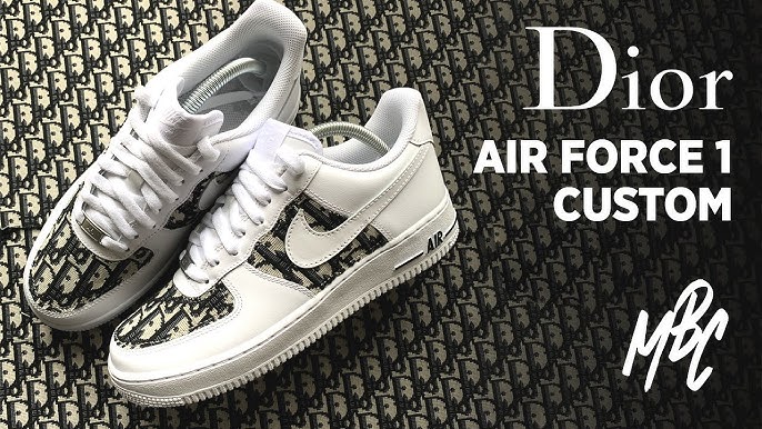 LV Drip Design - Custom Nike Air Force 1 Trainers – MattB Customs