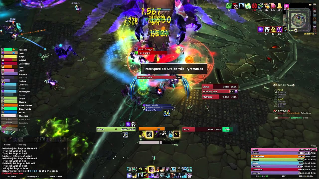 Chaotic Serenity Vs Mythic Xhul'horac - YouTube