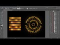 Создание золотого градиента в Иллюстраторе