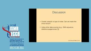 Denoising Genome-wide Histone ChIP-seq with... - Pang Wei Koh - RegGen - ISMB/ECCB 2017