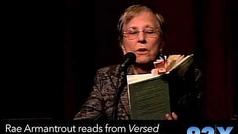 Rae Armantrout reading from her Pulitzer Prize win...