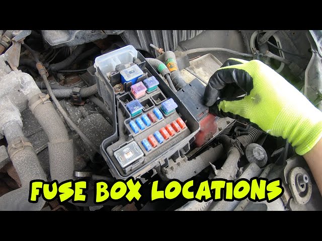 Nissan Sentra 2000-2006 Fuse Box Locations