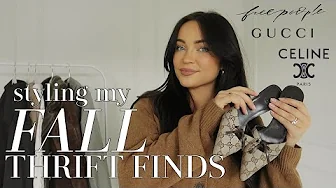 FALL HAUL + STYLING: THRIFTING EDITION