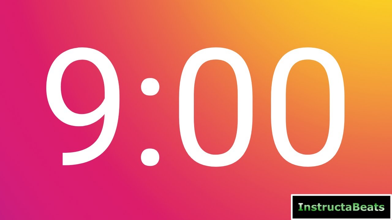 Minute Timer Countdown - Colorful - YouTube