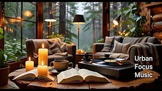 Rainy Forest Retreat with Soft Vinyl, Candlelight and Evening Calm (3 Hours) screenshot 1