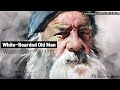 Watercolor portrait painting │ 인물수채화 초상화 수채화 │white-bearded old man