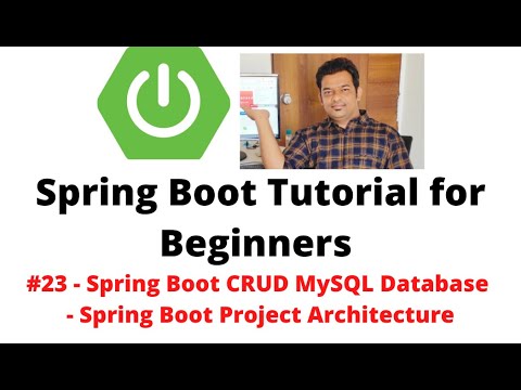 Spring Boot Project Architecture - CRUD Database Project