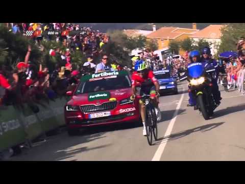 Video: Vuelta a Espana 2017: Chris Froome se mstí na 9. etapě na Cumbre del Sol