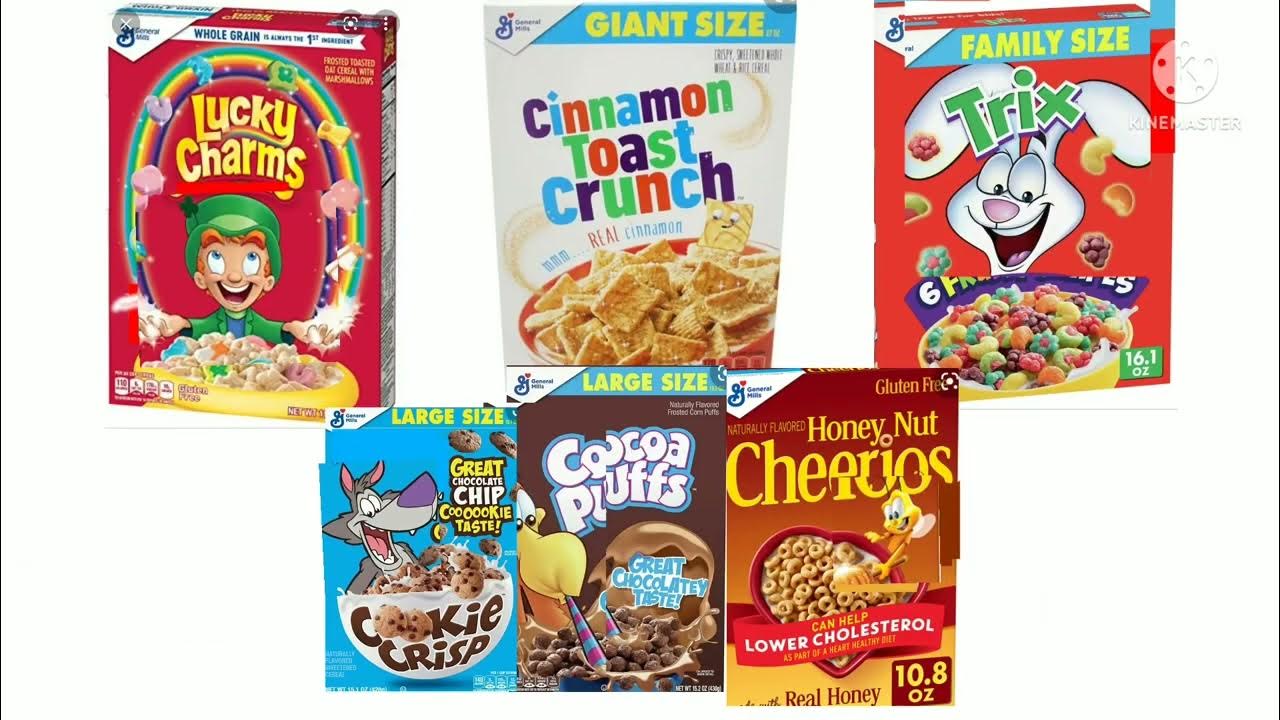 Cereal Squad (Lucky Charms,Cinnamon toast crunch,Trix,cocoa puffs