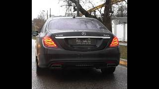 Сделать выхлоп на Mercedes W222 за 2 часа!