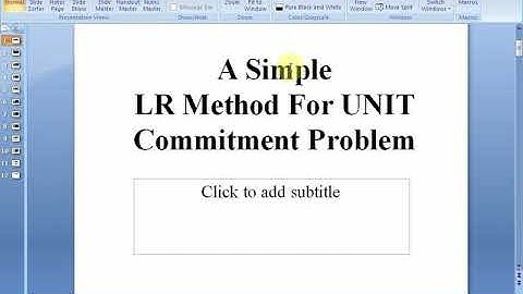UNIT COMMITMENT in deregulated Environment using  MATLAB - Part - 1