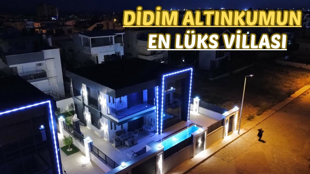 Didim Altınkum’da 300 m2 Arsa İçerisinde 4+1 Full Eşyalı Lüks Villa | Akıllı Ev | #Didim #Villa